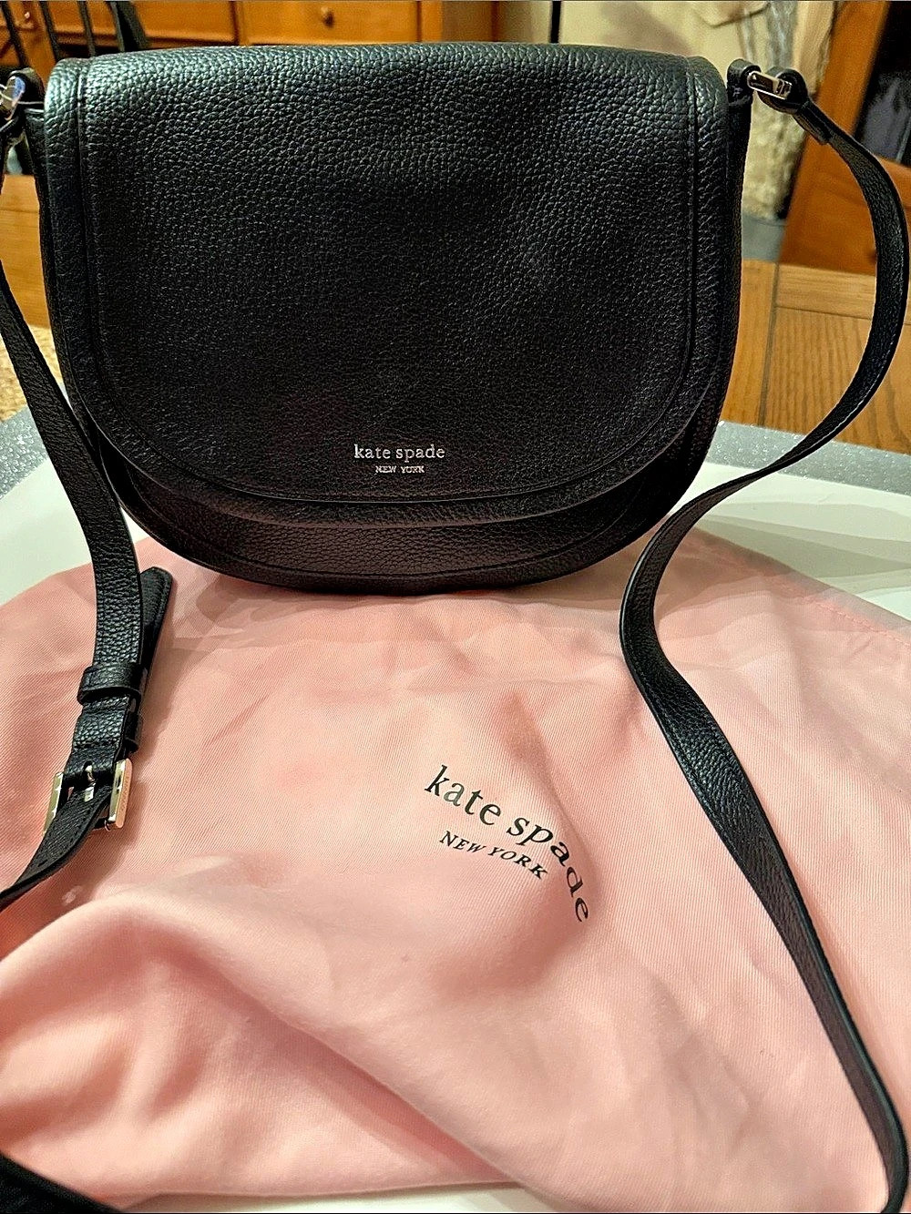 Kate Spade Black Crossbody Bag Like New